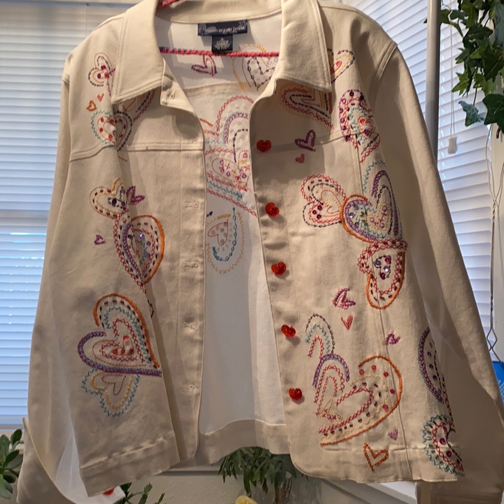 COPY - LADIES WHITE DENIM JACKET